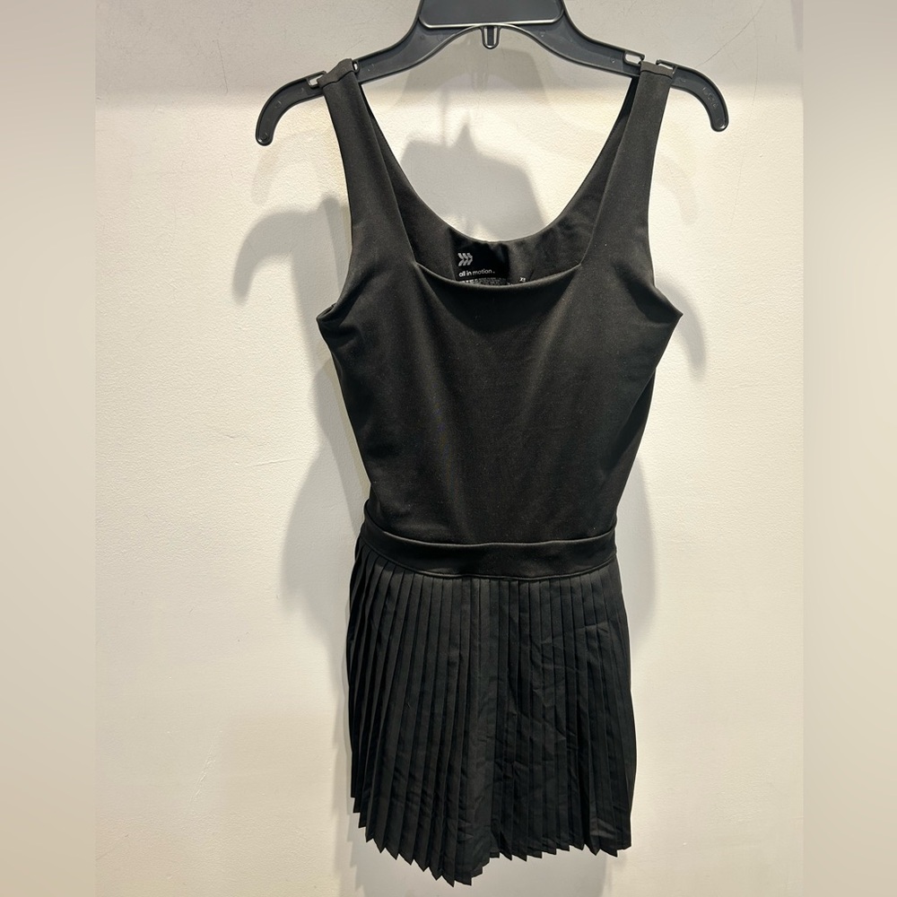 Target All In Motion Pleated Tennis Dress With Built In Shorts Black XS
